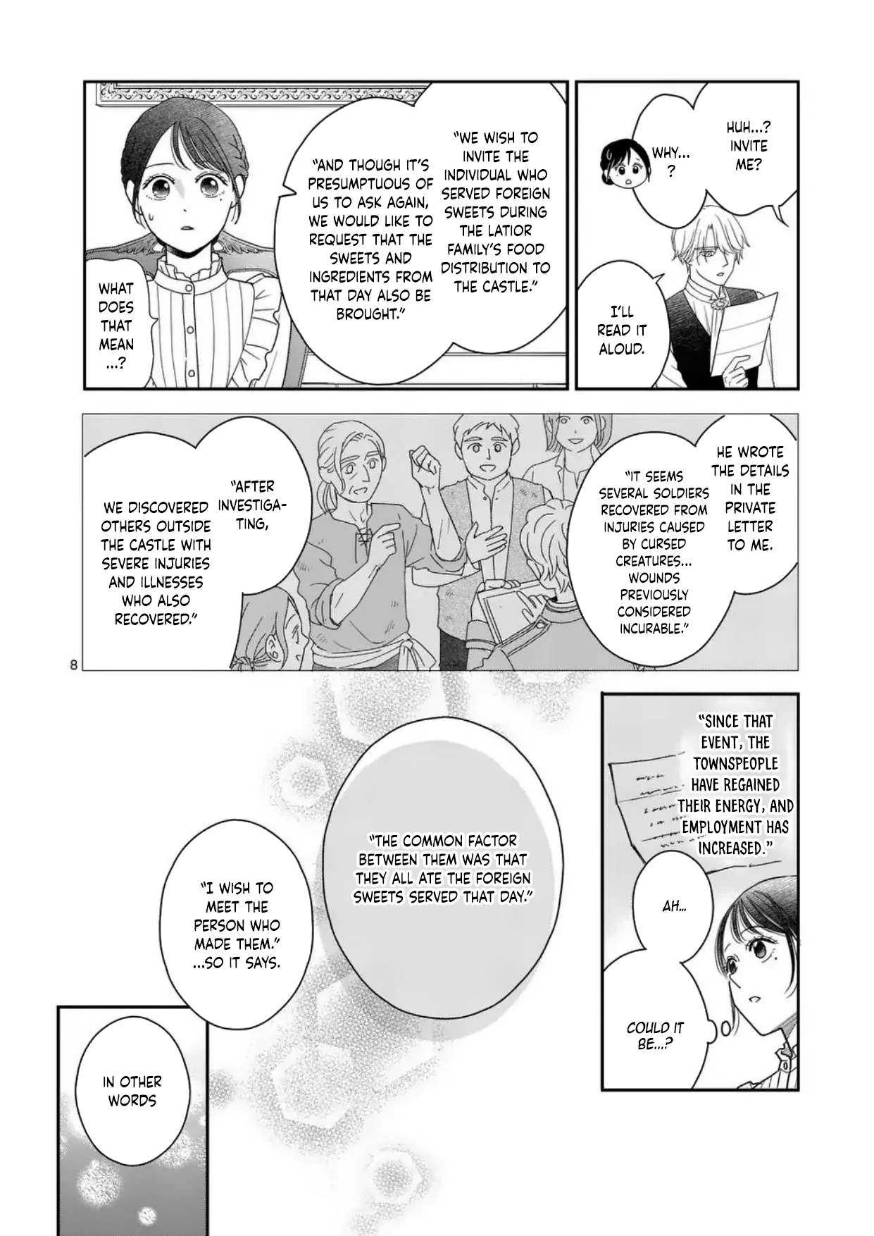 Got summoned to another world by accident, so I’ll just make Japanese sweets. Chapter 7 - . Page 8